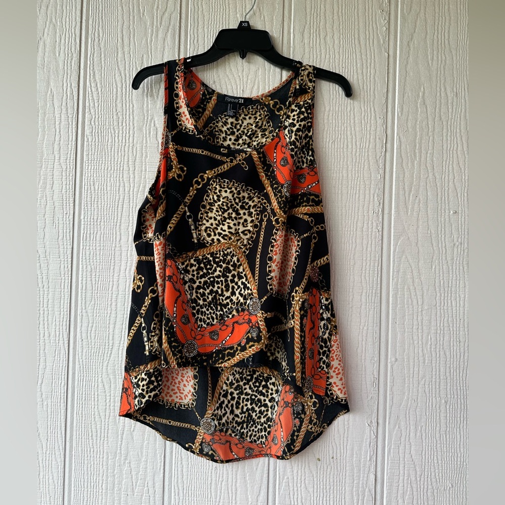 Forever 21 Chain Print Tank Top